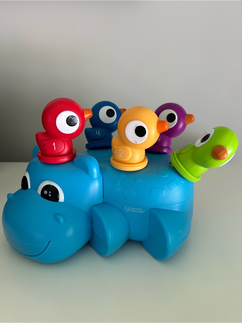 Learning Resources Huey The Fine Motor Hippo - Baby Toddler Developmental Toy